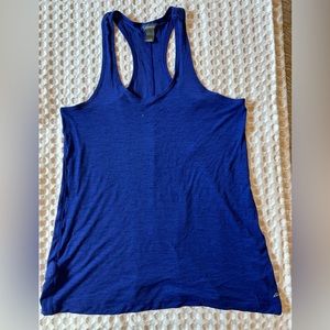 Eddie Bauer Blue Racerback Yoga Tank Top